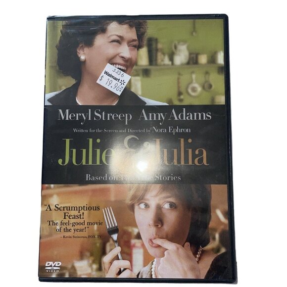 Julie and Julia Biography Romance DVD 2009 PG 13 u Meryl Streep Amy Adams Chris - Picture 1 of 2